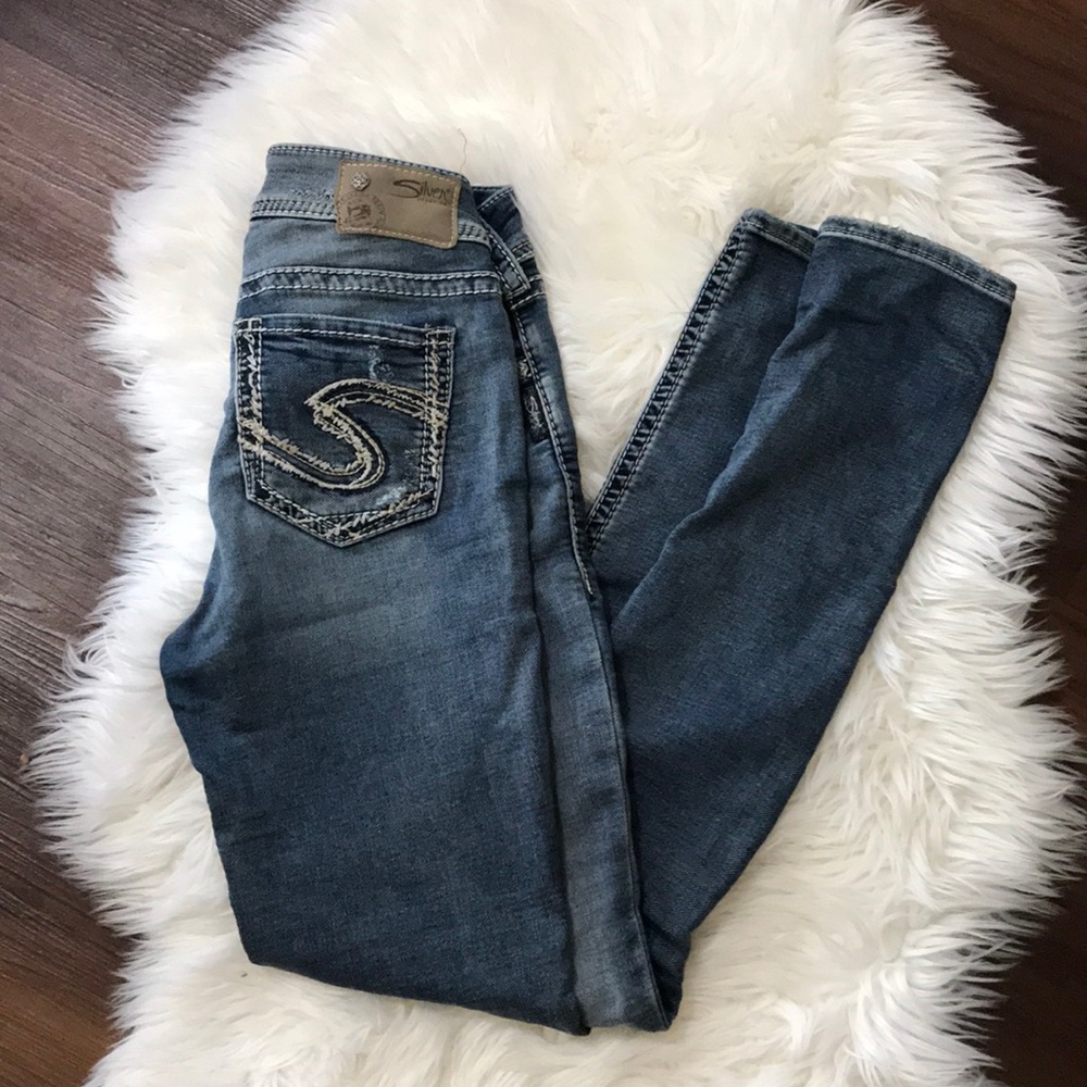 Silver Suki Joga Jeans View 4